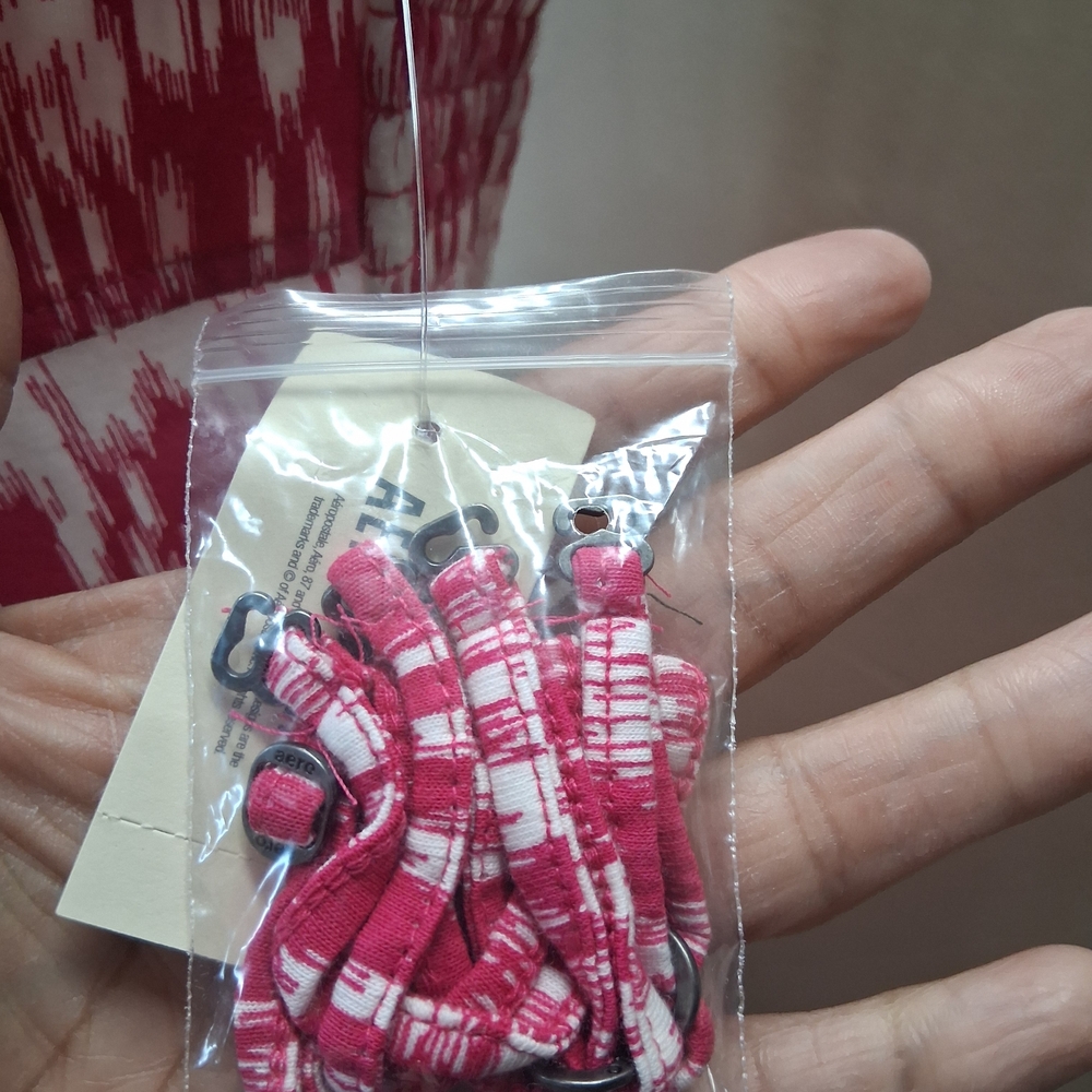 Aéropostale Strapless Pink Ikat Dress - Size M - New with Tags and Straps - Picture 9 of 12